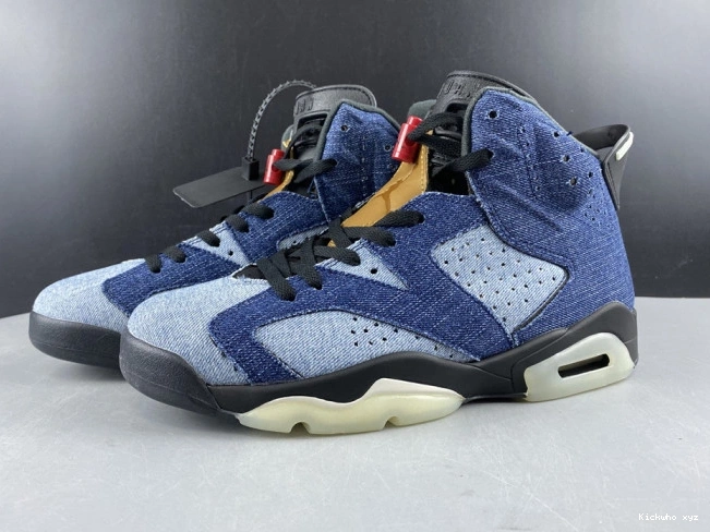 Washed 6 CT5350-401 Jordan Air Denim 0801